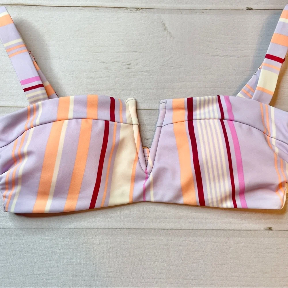 NWT - Hula Honey - Women’s Striped Bikini Top